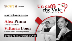 Alex Pinna e Vittoria Coen sono gli ospiti della puntata #uncaffechevale di martedì 03 novembre